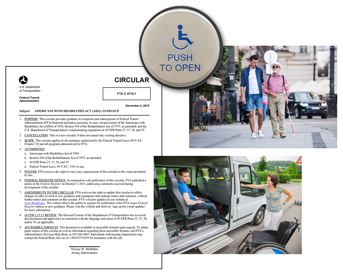 Americans with Disabilities Act Circular - Federal Transit Administration